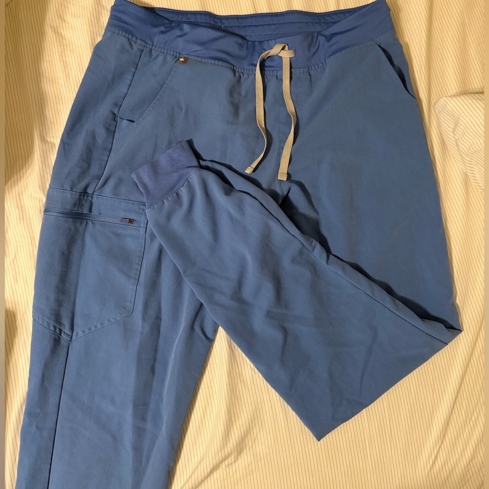 Figs Blue Jogger Scrubs Large/Tall